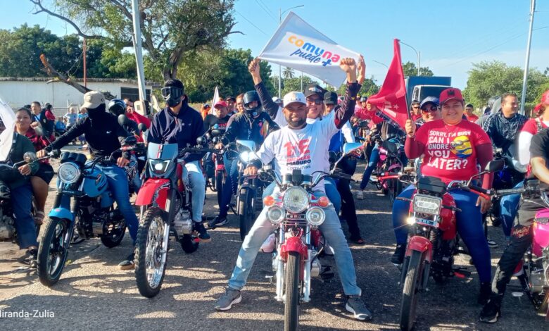 Desde la Costa Oriental del Lago se hizo la Gran Caravana Contra el Fascismo y por la Paz de Venezuela