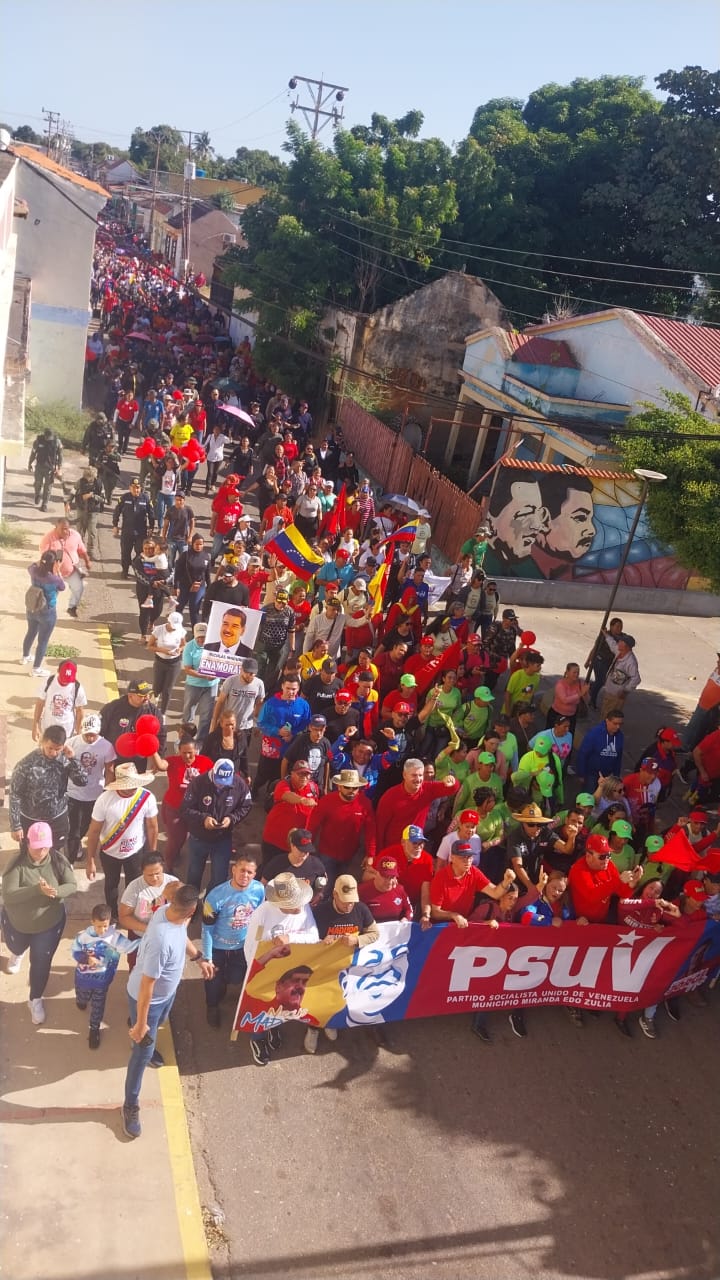 Zulia: Se realizó Gran Marcha Escudo Bolivariano desde la Costa Oriental del Lago