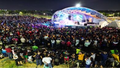 Con lleno total de la Concha Acústica culminó el Carnaval Monumental en el Parque Ana María Campos