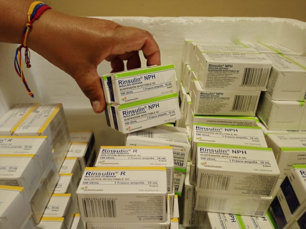 Más de 38.000 unidosis de insulina llegan al Zulia para su distribución gratuita