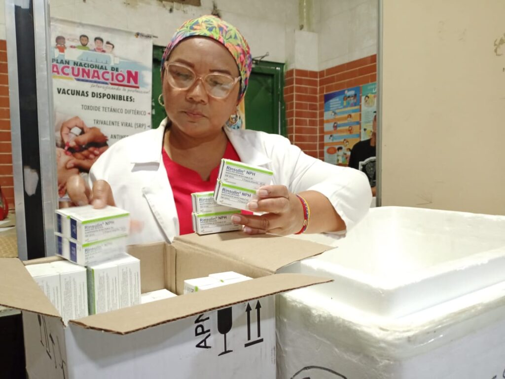 Más de 38.000 unidosis de insulina llegan al Zulia para su distribución gratuita