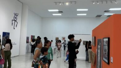 primer Salón Nacional de Ilustraciones Carabobo 2025 en su primer día de apertura.