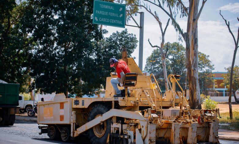 Plan Regional de Asfaltado se ejecuta en Machiques con la colocación de 17.500 toneladas de pavimento