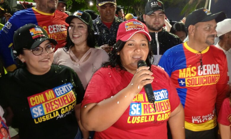 Zulia: Alcaldesa de Miranda Luselia García celebró su triunfo electoral con multitudinaria caravana