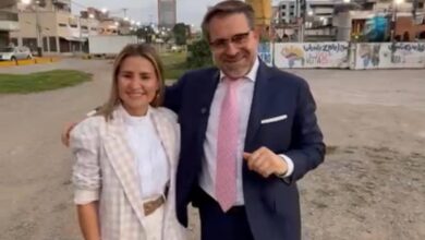 Rafael Lacava y Dina Castillo.