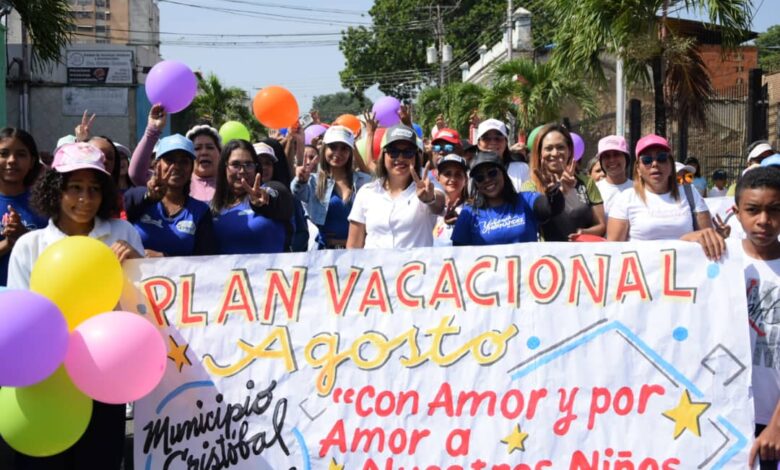 Inicia en Charallave Plan Vacacional Comunitario y Escuelas Abiertas