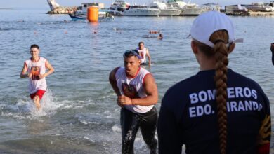 Tercera Edición del Acuatlón Bomberil, Puerto Cabello.