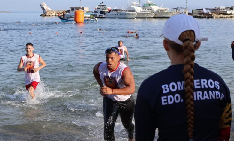 Tercera Edición del Acuatlón Bomberil, Puerto Cabello.
