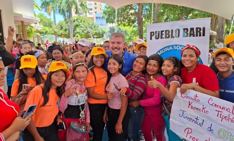 Zulia: Gobernador Luis Caldera entrega financiamiento a 156 circuitos comunales para proyectos de la Consulta Nacional Juvenil