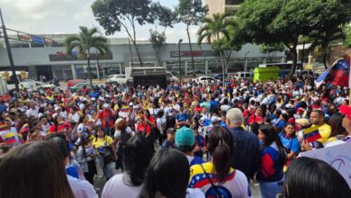 Movimiento Voluntariado SUAF protesta frente a la ONU en rechazo a las agresiones estadounidenses contra Venezuela