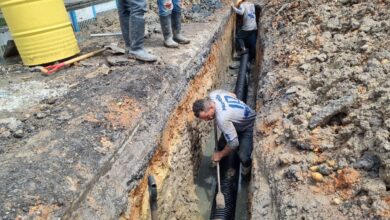 La gestión de Los Guayos, dirigida por la alcaldesa Mervelis Moreno de Burgos, ejecutó la instalación de un tramo de tubería de 8 pulgadas.
