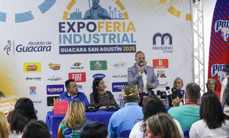 Del 12 al 14 de septiembre, se llevará a cabo la Expoferia  Industrial Guacara San Agustín 2025 en los espacios del C.C Multiplaza.