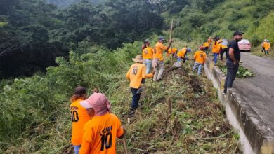 En Carabobo, continuó con las labores de despeje de escombros y optimización de la Carretera Nacional Las Trincheras municipio Naguanagua.
