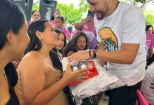 Johan Castañeda realizó nuevas entregas de Kits Nace Con Amor en Guacara