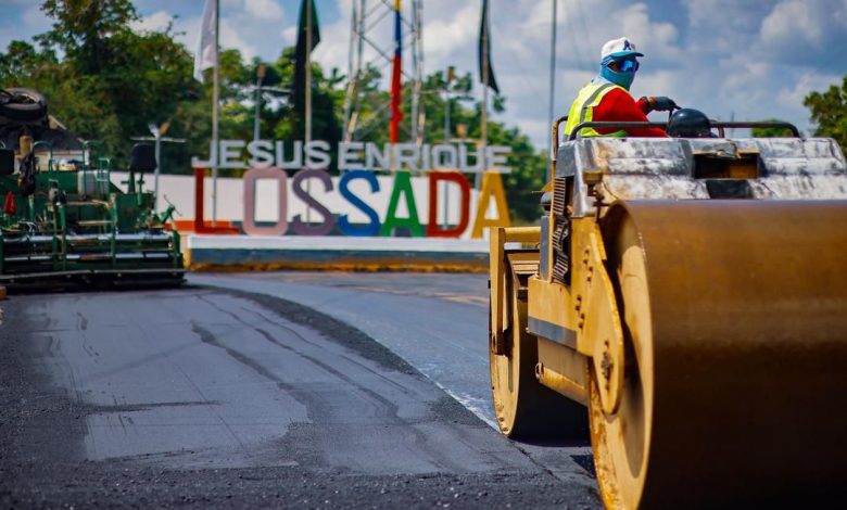 Gobernador Caldera arranca Plan Estadal de Vialidad en el municipio Jesús Enrique Lossada