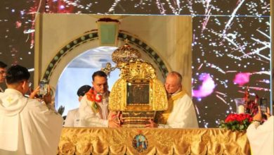 Más de 60 mil feligreses recibieron, a la Virgen de Chiquinquirá