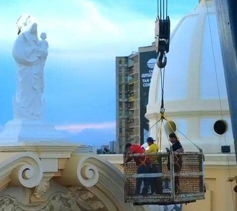 Gobernación del Zulia y Alcaldía de Maracaibo acondicionan la Basílica de Nuestra Señora de Chiquinquirá