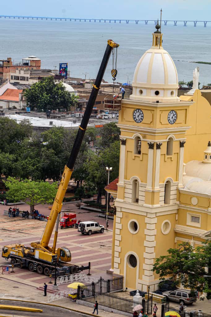 Gobernación del Zulia y Alcaldía de Maracaibo acondicionan la Basílica de Nuestra Señora de Chiquinquirá