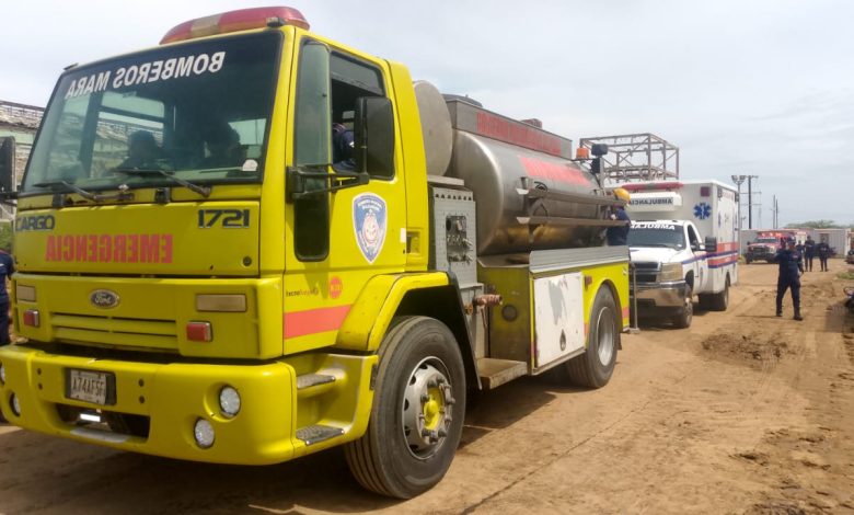 Equipos bomberiles de PDVSA y Mara controlan incendio en el Campo Palmarejo