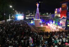 Gobernador Lacava y Alcaldesa Castillo lideraron Gran Encendido Navideño en Valencia