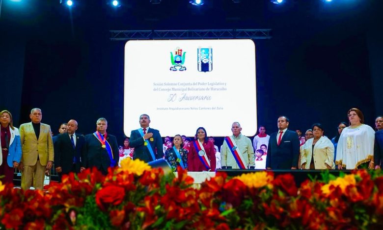 Gobernación Impuso Orden Relámpago del Catatumbo “Gran Collar” al Instituto Niños Cantores del Zulia