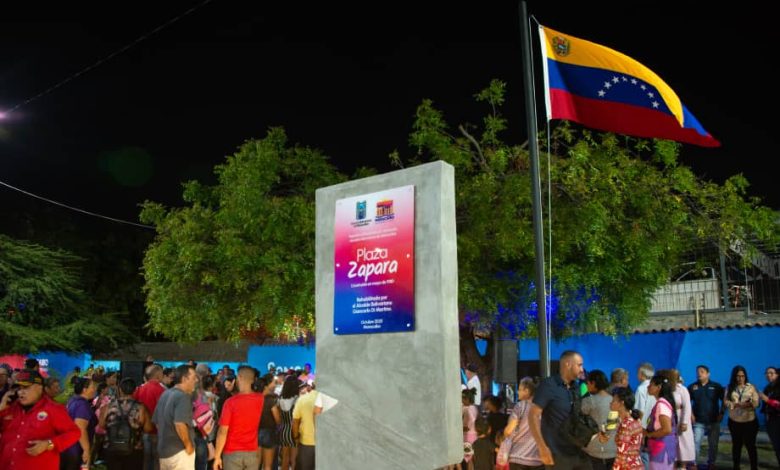 Reinaugurada la Plaza Zapara por la Alcaldía de Maracaibo