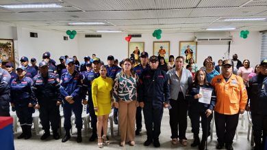 Se efectuó acto de Ascenso y Retiro en el Cuerpo de Bomberos de Santa Rita
