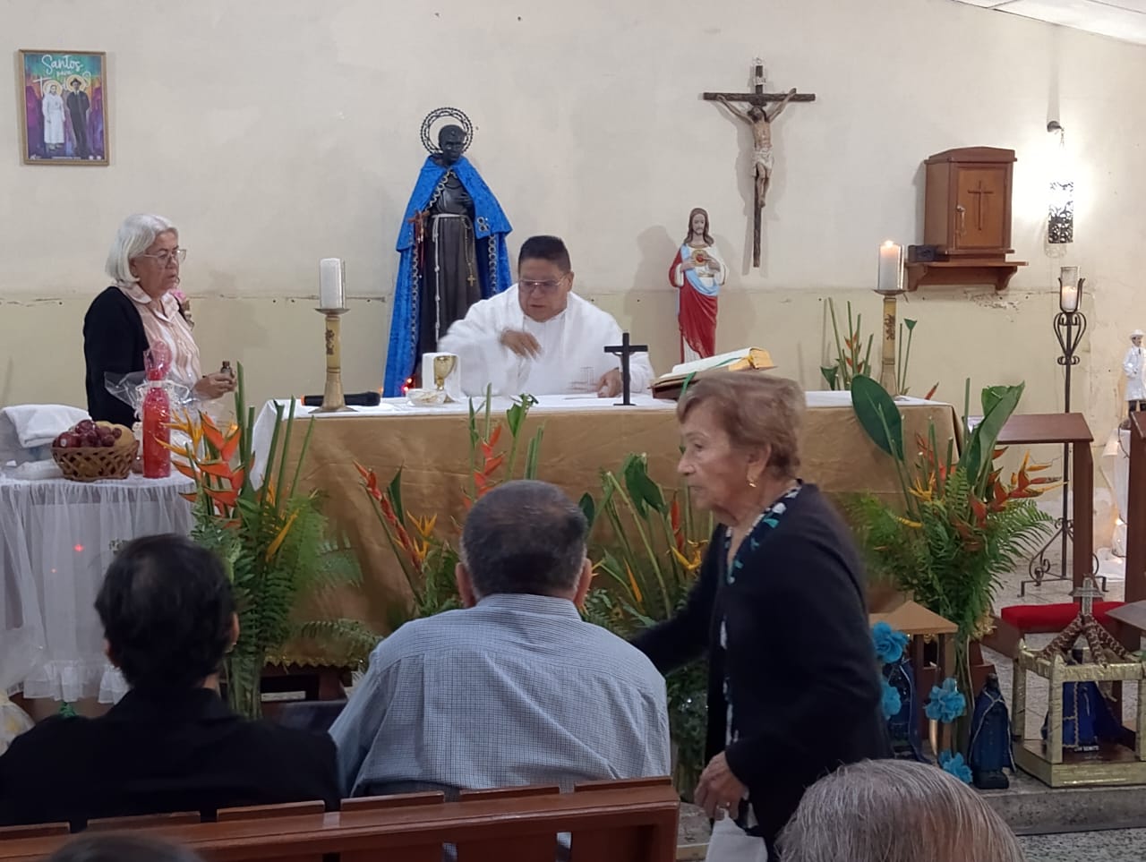 En Machiques se celebró la misa en honor a San Benito de Palermo 