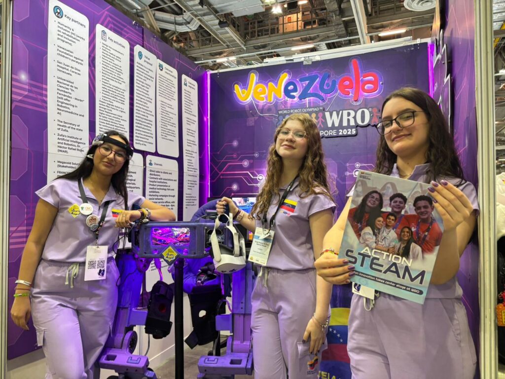 Zulia obtuvo medallas de oro y plata en la Olimpiada Mundial de Robótica 