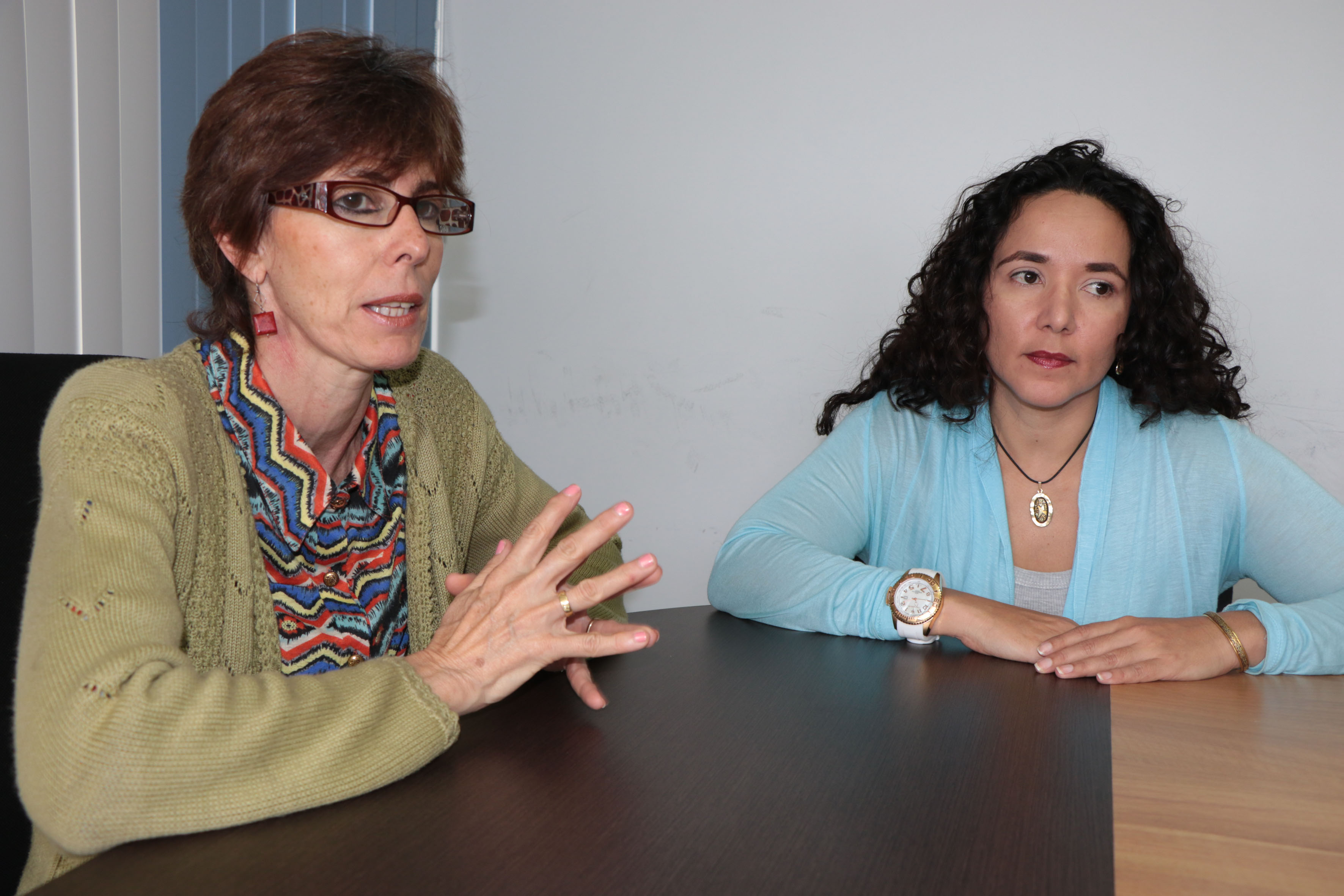 Olga Wittig y Dylana Díaz