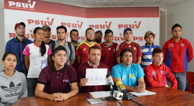 Foto 1 Los representantes de la Jpsuv Mérida anunciaron la apertura del proceso electoral universitario