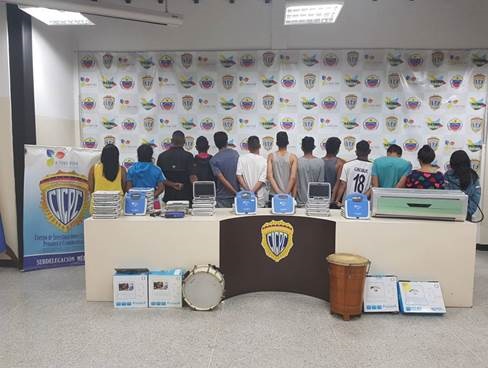 DESARTICULADA BANDA POR ROBO A ESCUELAS