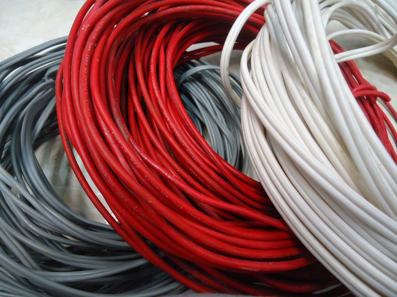 Instalaciones electricas residenciales - rollos de cables