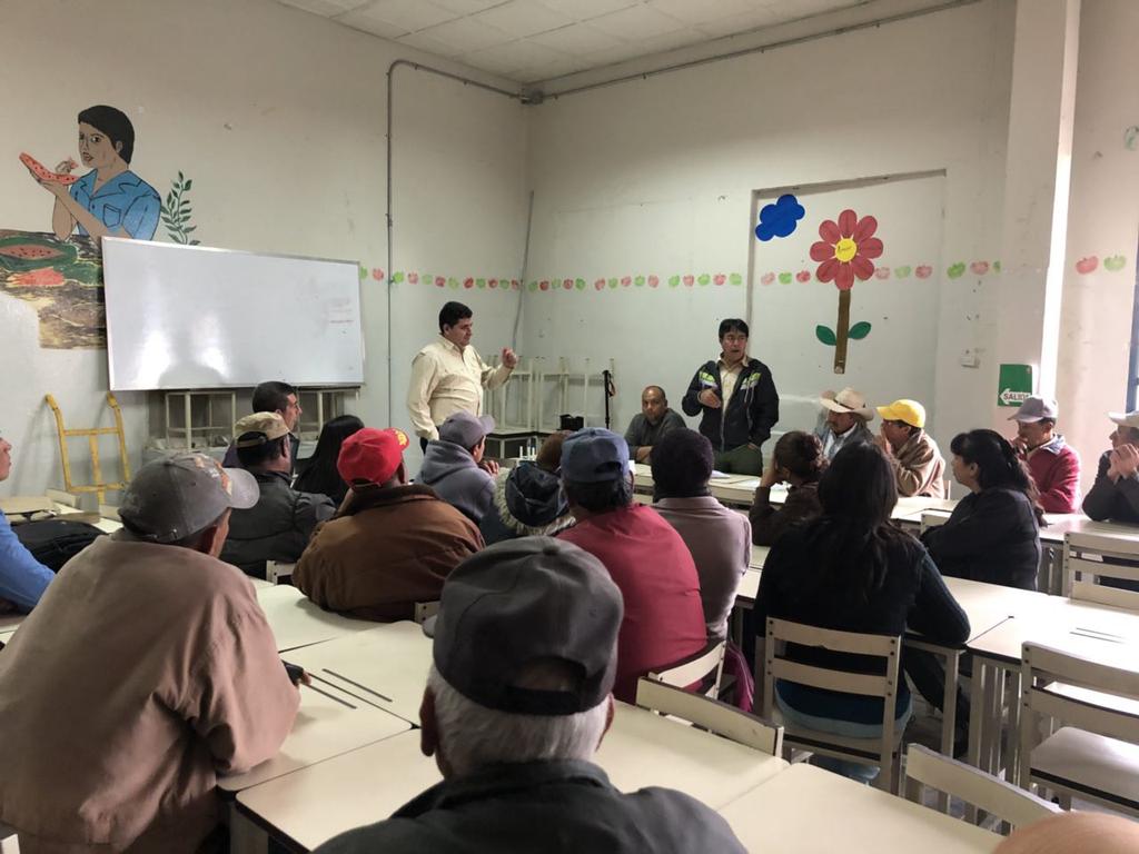 Reunion con productores del paramo merideño