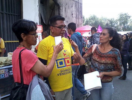 Heredia Piaspam vocero del Movimiento Somos Venezuela