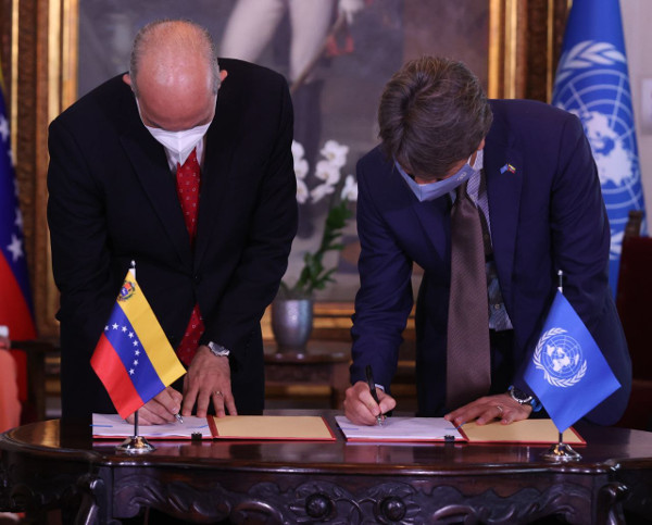Venezuela y Naciones Unidas firman acuerdo de cooperación para el ...