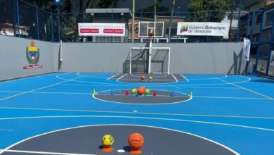 Chacao: Se remodelo la cancha de usos múltiples en la comunidad de San José de La Floresta