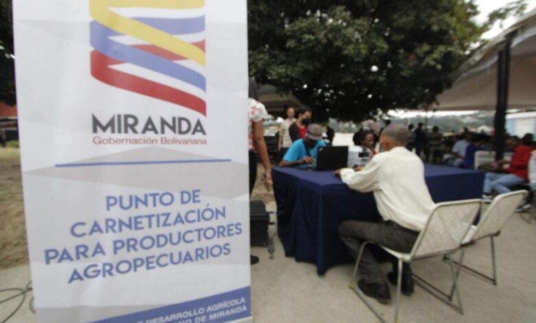 Miranda| Más de 7.300 productores se han registrado en Censo Agropecuario