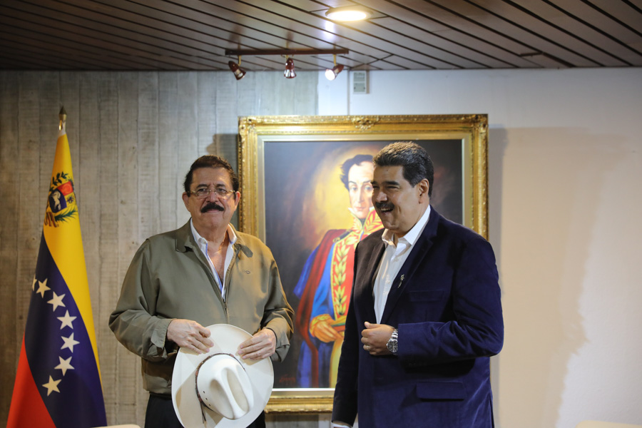 Maduro sostuvo encuentro con el expresidente hondureño Manuel Zelaya ...