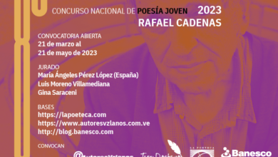 Banesco convoca al 8vo Concurso Nacional de Poesía Joven Rafael Cadenas 2023