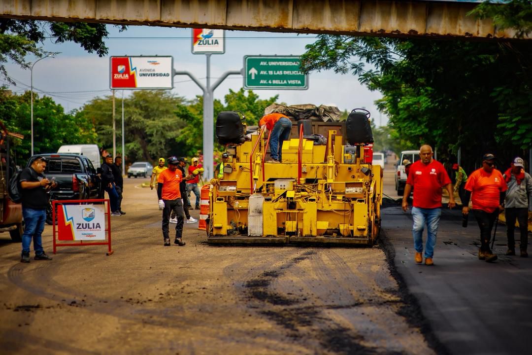 La Gobernación del Zulia colocará 6.000 Toneladas de asfalto