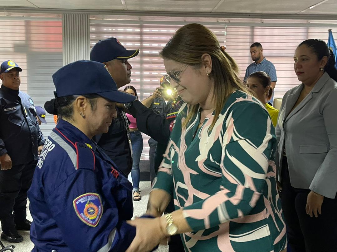 Se efectuó acto de Ascenso y Retiro en el Cuerpo de Bomberos de Santa Rita