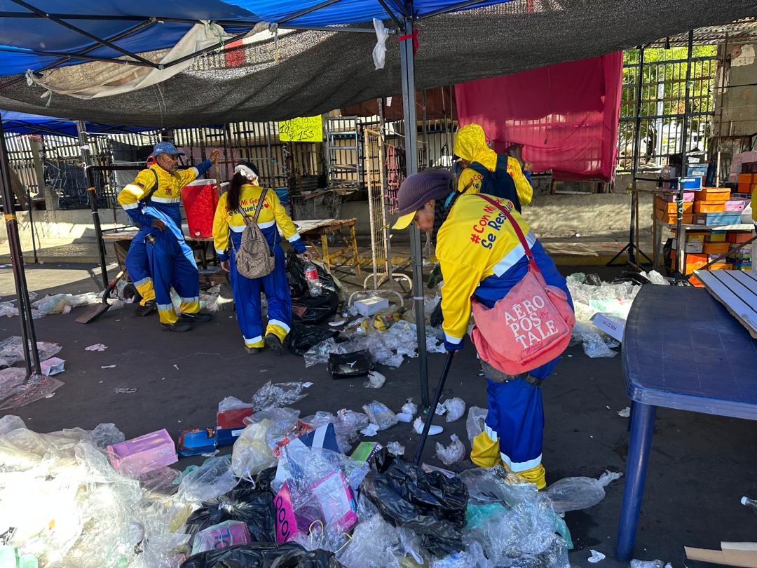 Se recogieron 150 toneladas de desechos del casco central de Maracaibo