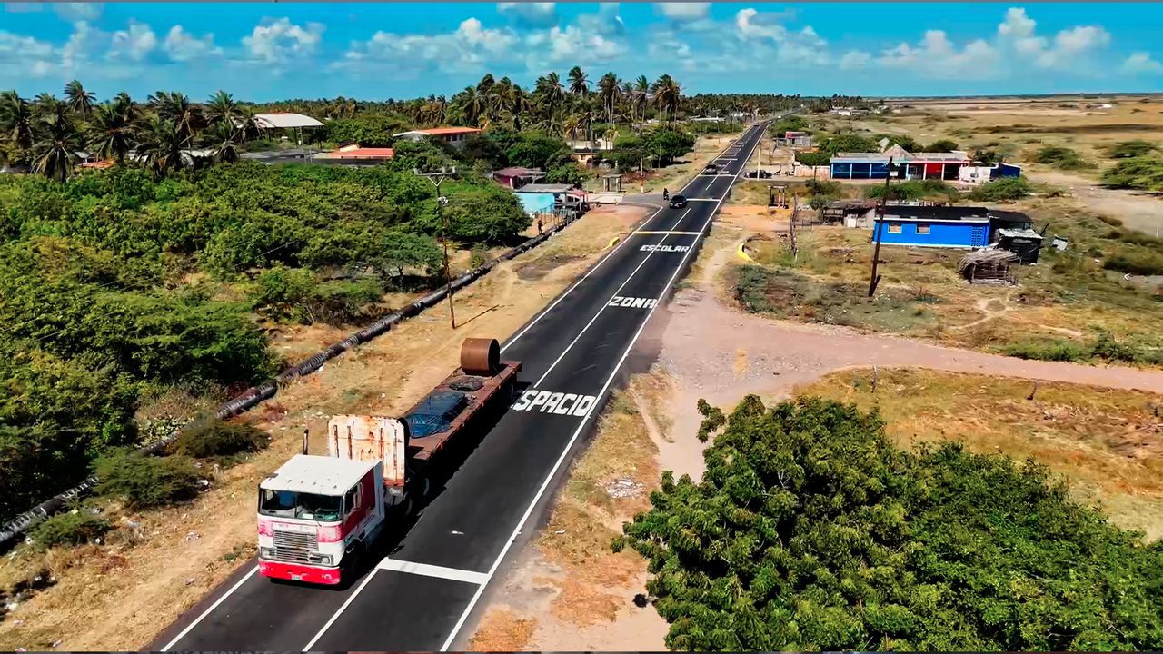 Rehabilitación vial de la Troncal 06 del Caribe en la Guajira 