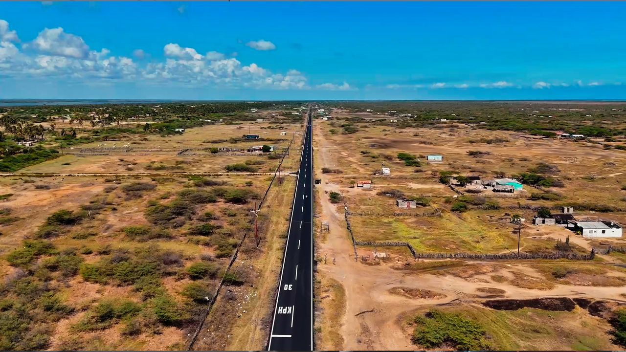 Rehabilitación vial de la Troncal 06 del Caribe en la Guajira 