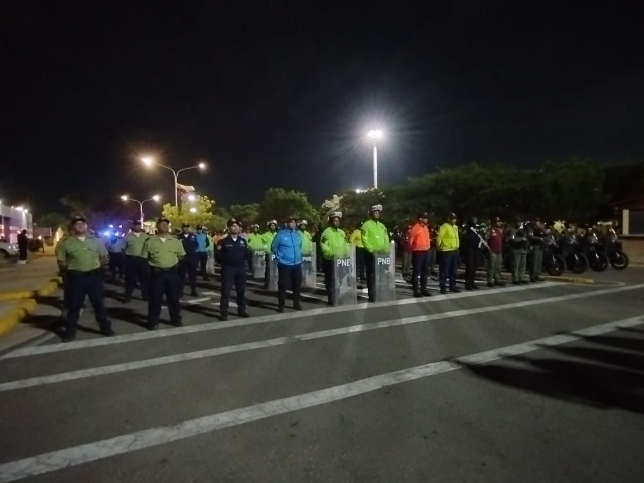 Despliegue policial en Maracaibo en el marco de las festividades navideñas