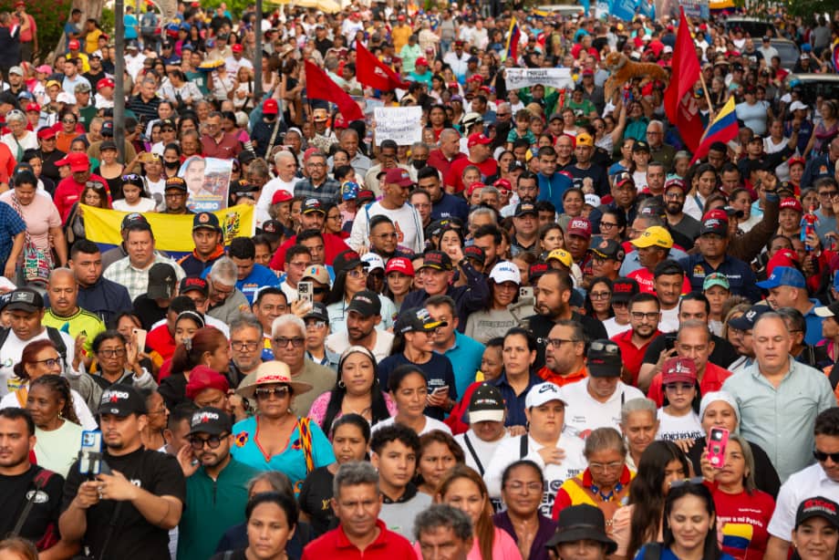 “El pueblo en un clamor a La Chinita pide liberación del presidente y la primera combatiente”