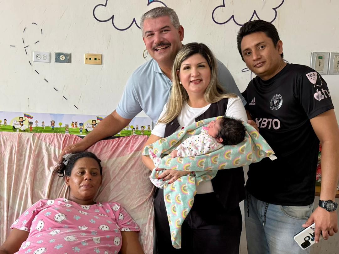 Zulia: Una niña fue el primer nacimiento de este año 2026 en la maternidad Castillo Plaza