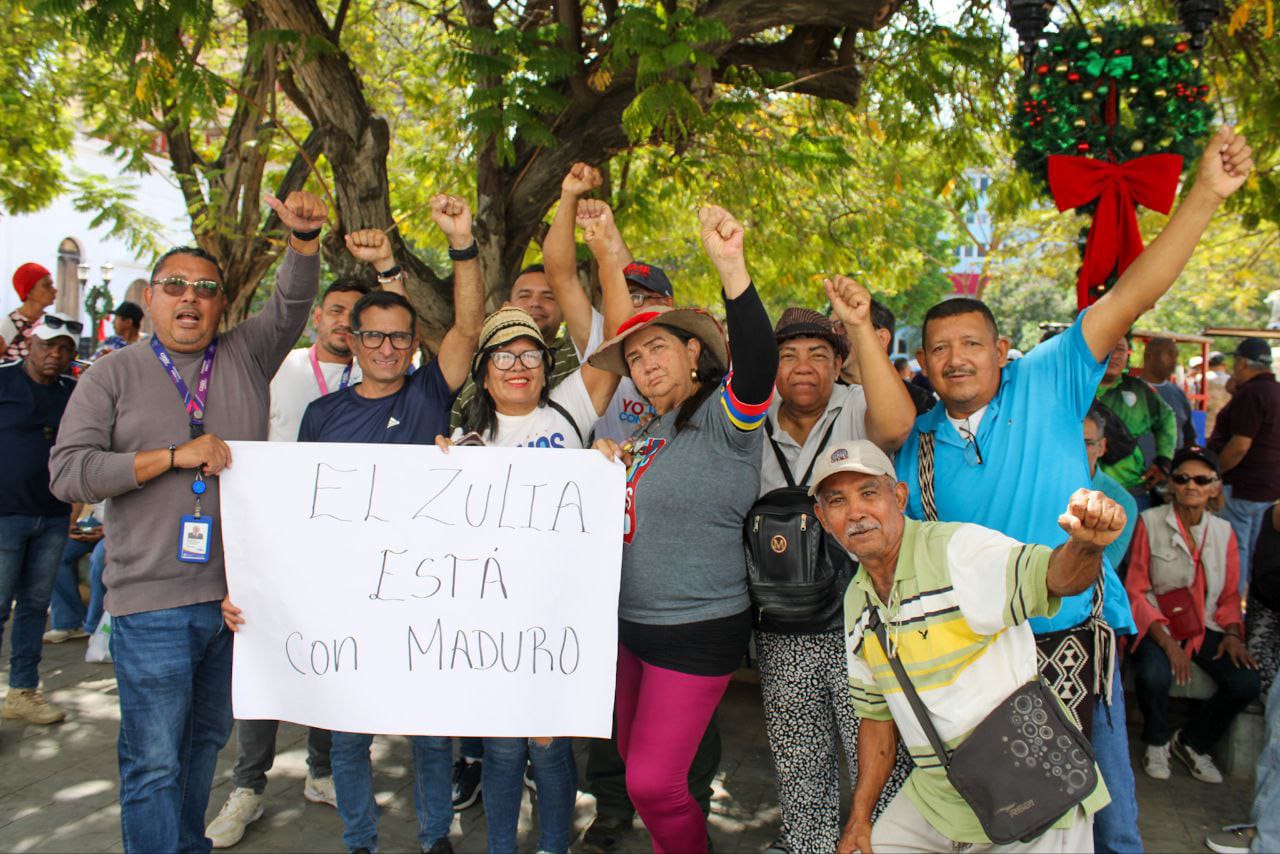 Maracaibo rechaza agresión de Estados Unidos contra Venezuela y el secuestro del Presidente Nicolás Maduro y Cilia Flores
