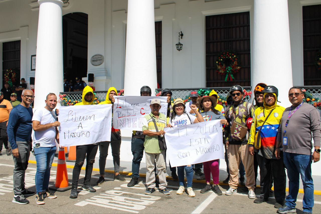 Maracaibo rechaza agresión de Estados Unidos contra Venezuela y el secuestro del Presidente Nicolás Maduro y Cilia Flores